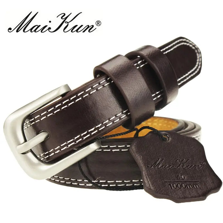 Levoire | Ceinture En Cuir Pour Femmes Kahvia