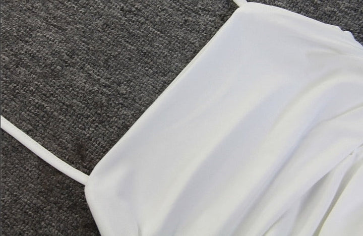 Levoire | Robe Mini À Volants Néon Épaules Dégagées