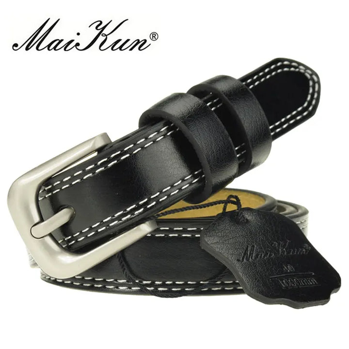 Levoire | Ceinture En Cuir Pour Femmes Musta