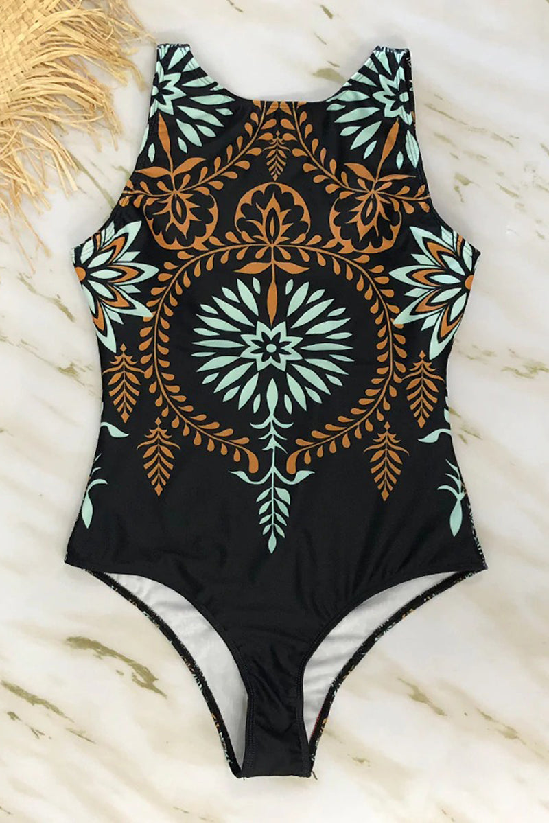 Levoire | Maillot De Bain Boho À Col Montant