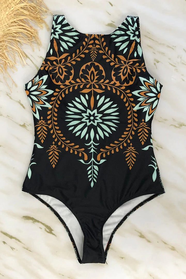 Levoire | Maillot De Bain Boho À Col Montant