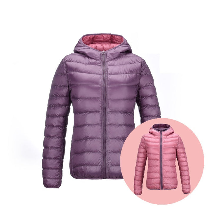 Levoire | Veste En Duvet Ultra Légère Et Réversible Lavande et Rose