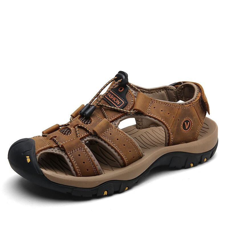 Levoire | Sandales En Cuir Confortables Braun