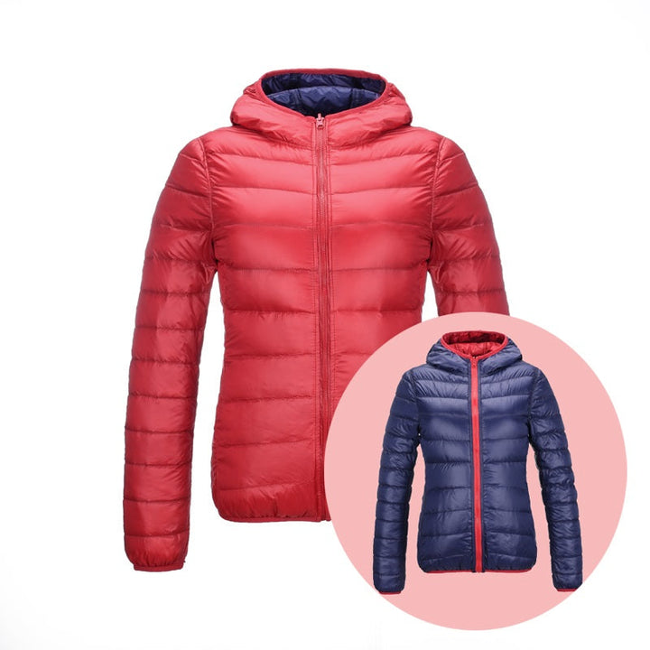 Levoire | Veste En Duvet Wenderable Rouge Marine