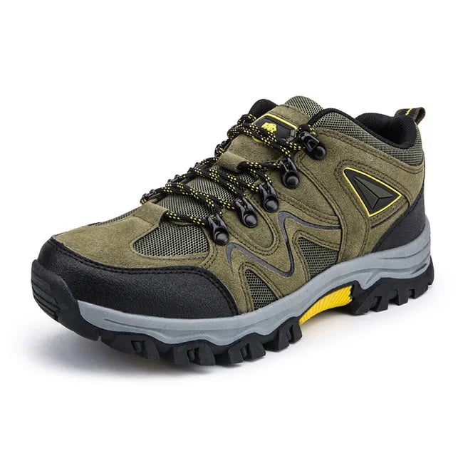Levoire | Chaussures De Randonnée Durables À Lacets Pour Hommes vert olive