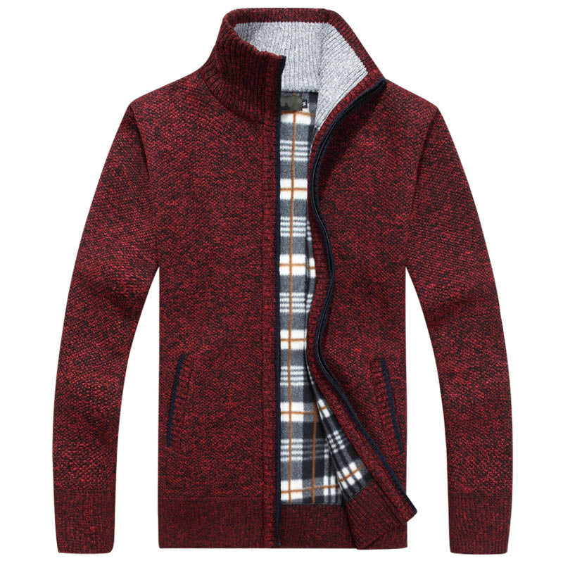 Levoire | Veste en coton pour hommes Rouge vin