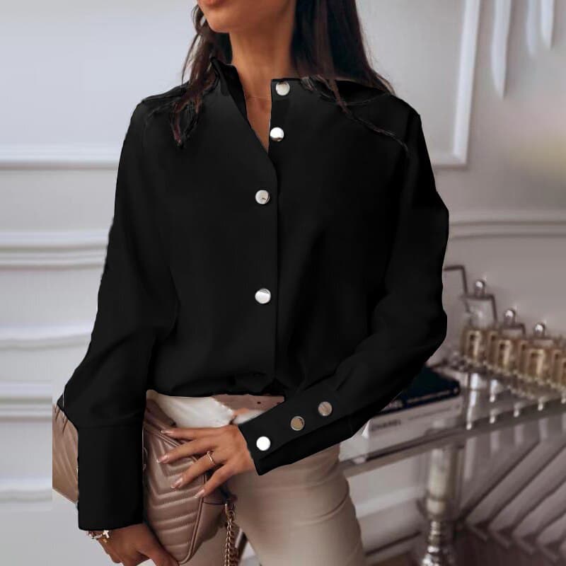 Levoire | Blouse De Printemps Pour Un Look Léger Noir