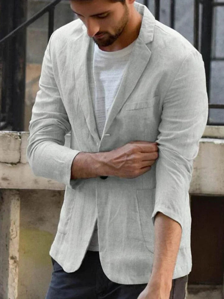 Levoire | Veste En Lin Pour L'Homme Soucieux De La Mode