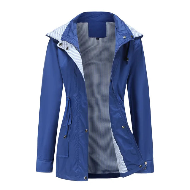 Levoire | Veste Coupe-Vent Polyvalente Avec Capuche bleu marine