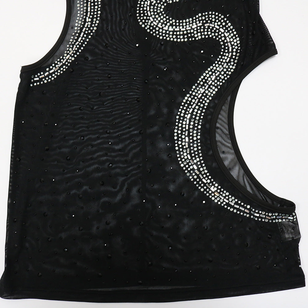 Levoire | Serpent Chrysanthème Résille Haut Minimal Robe