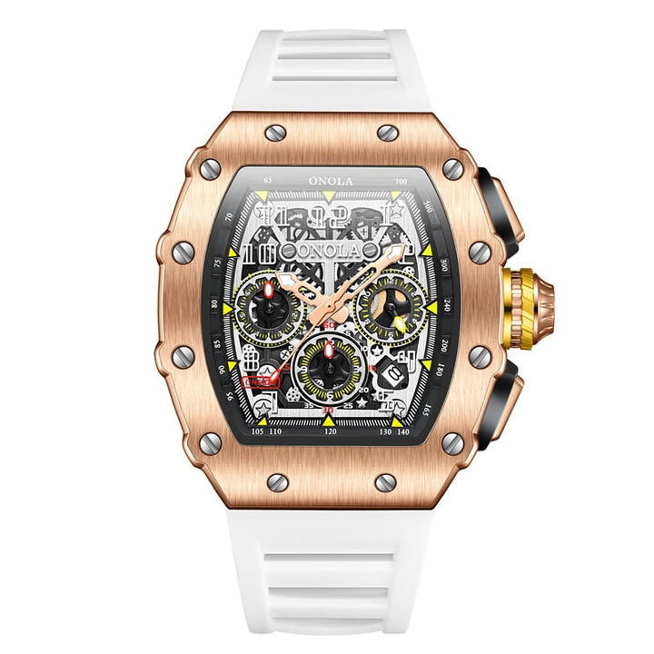 Levoire | Montre Homme Avec Fonction D'éclairage Rose Blanc