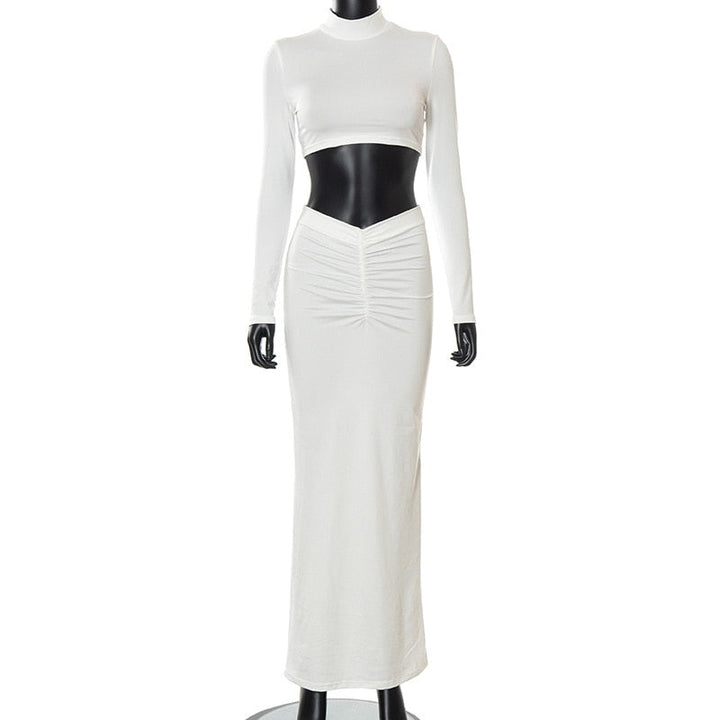 Levoire | Robe Longue Drapée Ajustée
