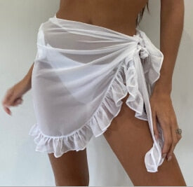 Levoire | Tissu Pareo Palina - Le Plus Mignon Des Pareos De Bikini Pour La Plage Blanc