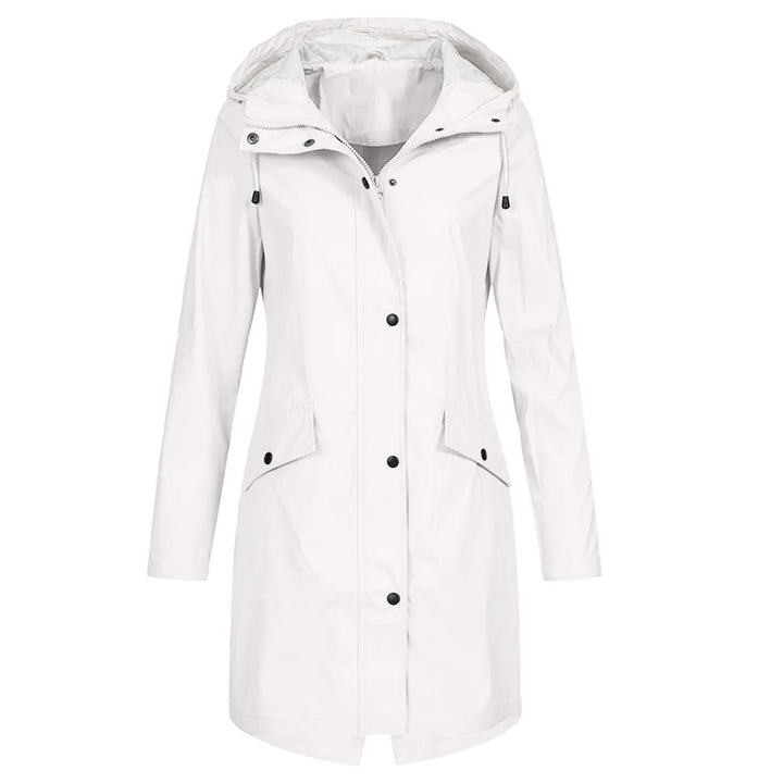 Levoire | Veste De Pluie Imperméable Avec Capuche Blanc
