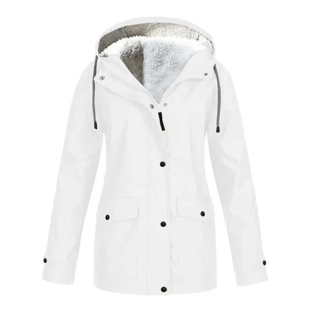 Levoire | Veste En Duvet Imperméable À Manches Longues Blanc