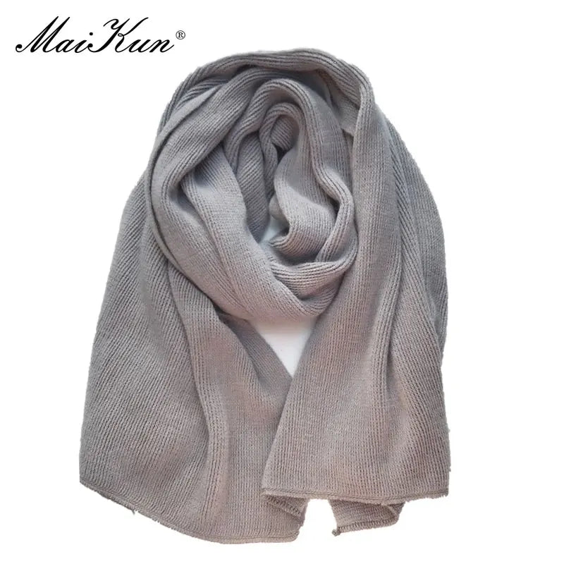 Levoire | Écharpe Chaude En Imitation Cachemire Pour Femme Gris