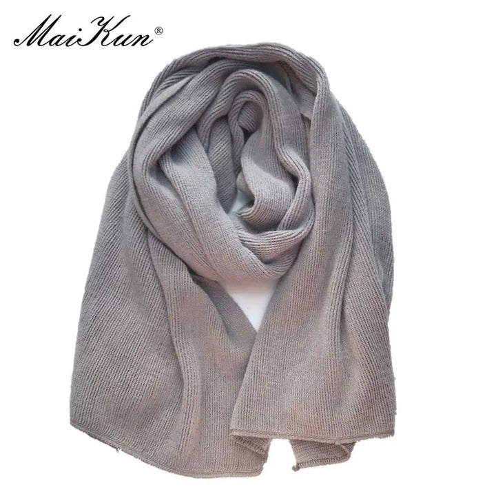 Levoire | Écharpe Chaude En Imitation Cachemire Pour Femme Gris