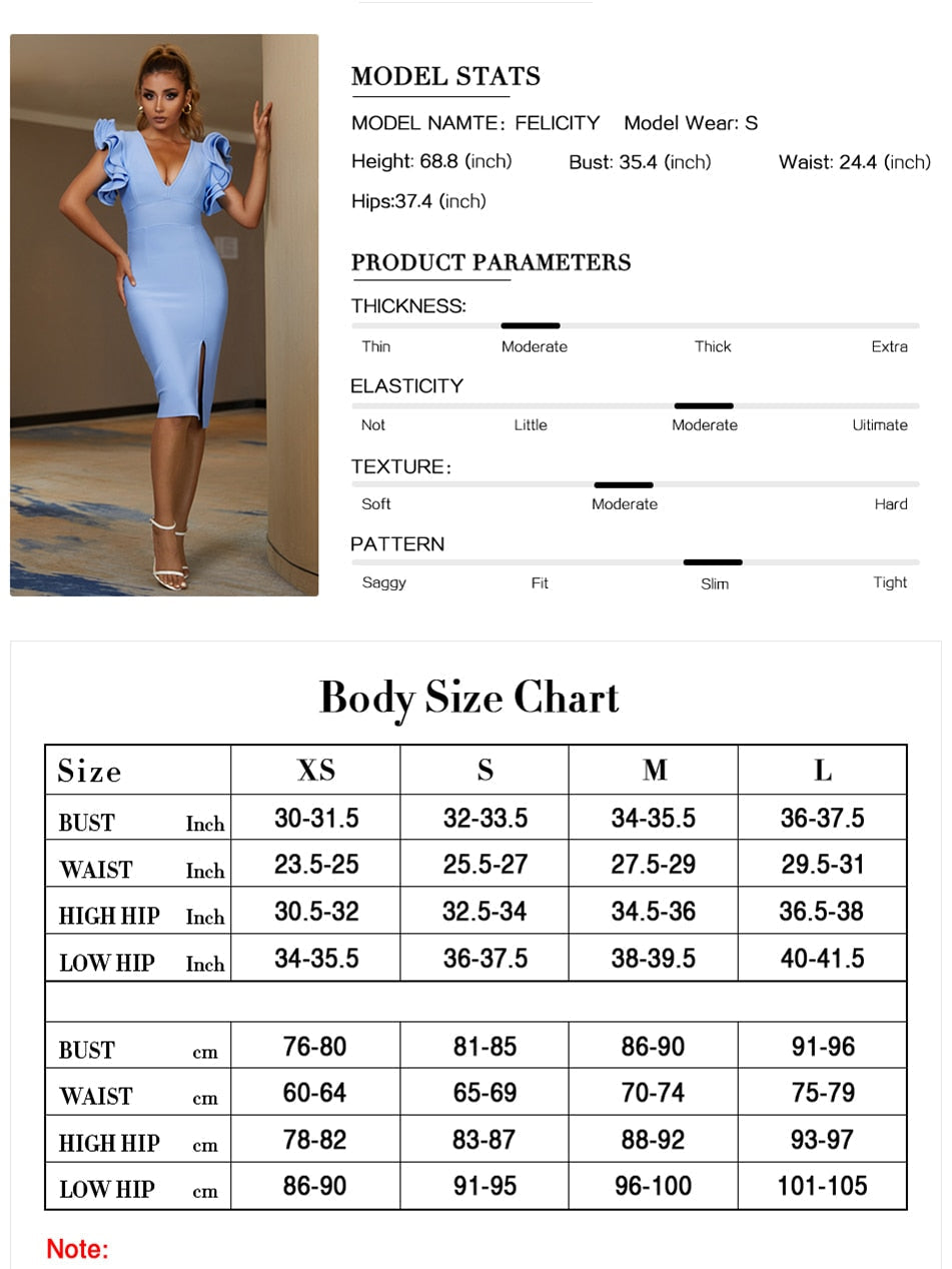 Levoire | Papillon D'Été Sans Épaules V Neck Robe Midi