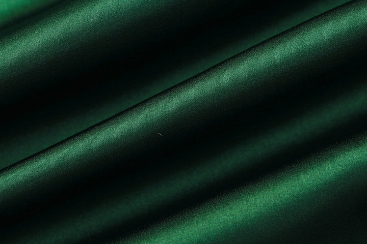 Levoire | Robe Maxi En Satin Vert Avec Découpe Au Dos
