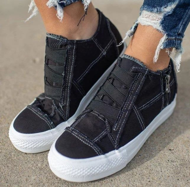 Levoire | Baskets En Toile Pour Femmes Noir