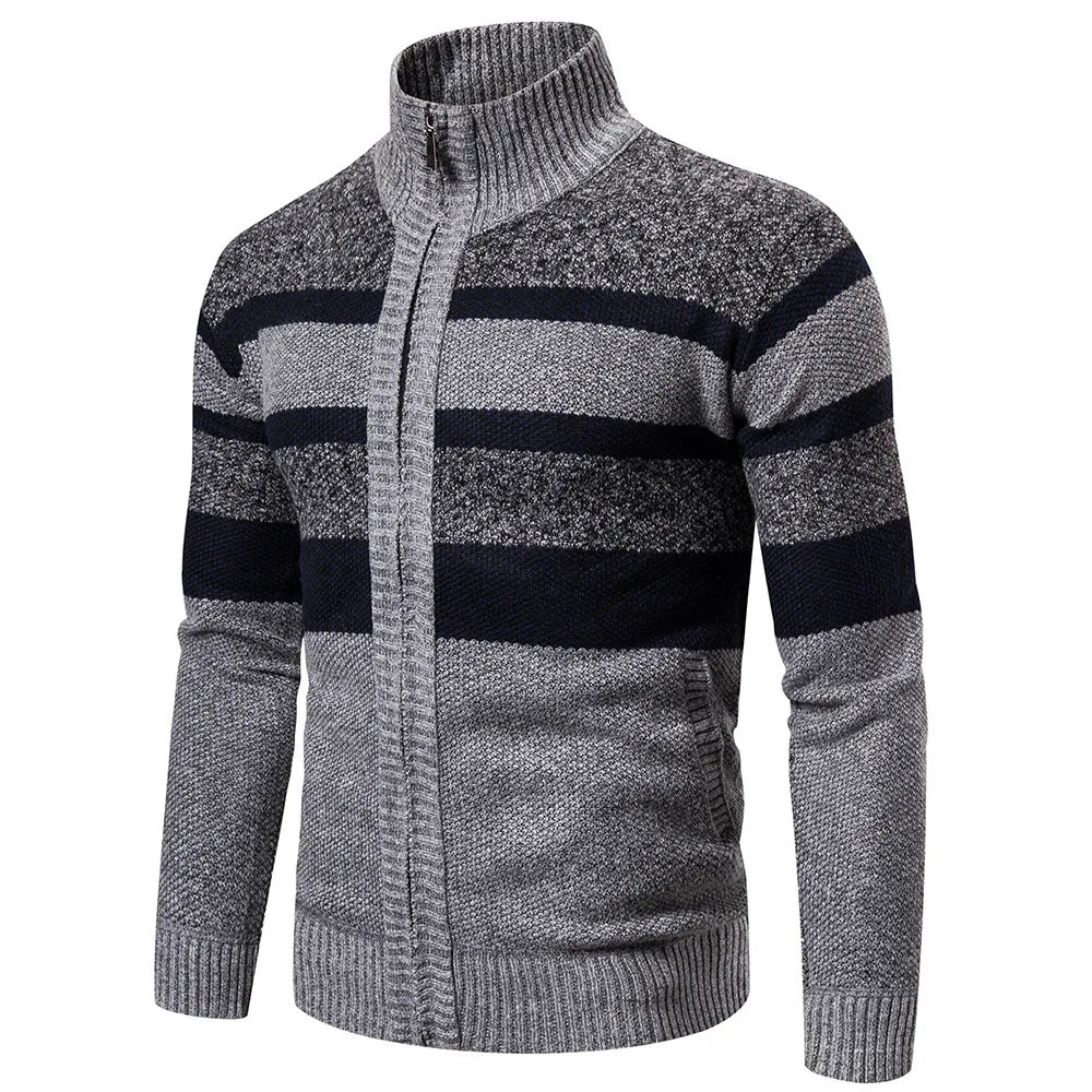 Levoire | Veste Laine Fermeture Éclair Gris clair