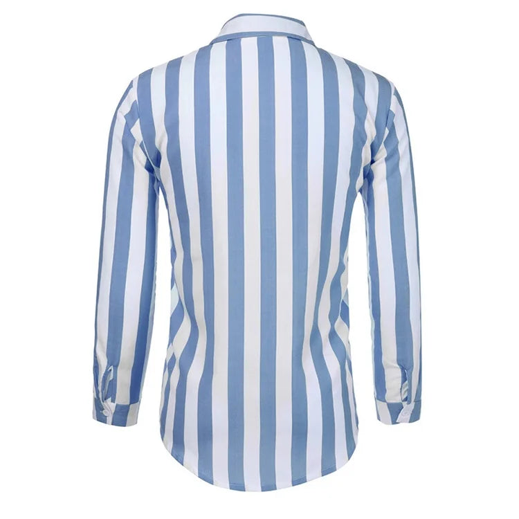 Levoire | Chemise Moderne Décontractée Avec Motif Rayé D'Été