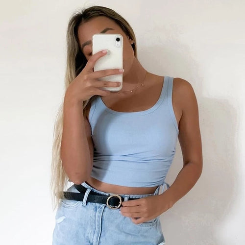 Levoire | Mimi Top Sans Manches - Un Haut Court Et Élégant