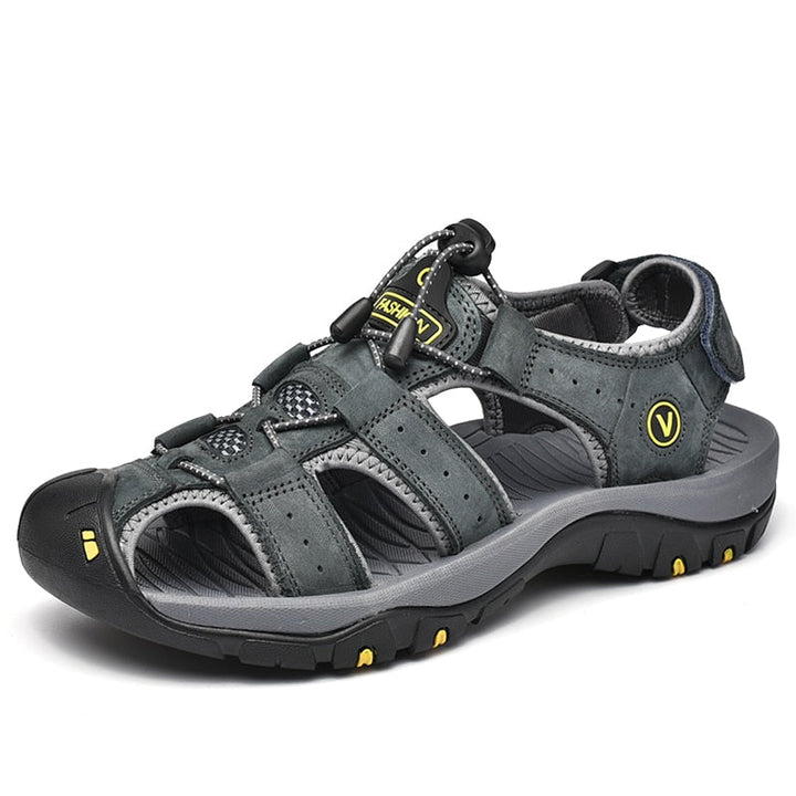 Levoire | Sandales En Cuir Confortables Gris