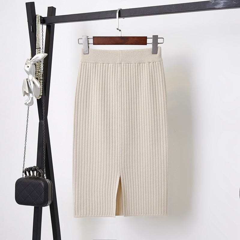 Levoire | Jupe Chaleureuse, Confortable & Élégante Beige