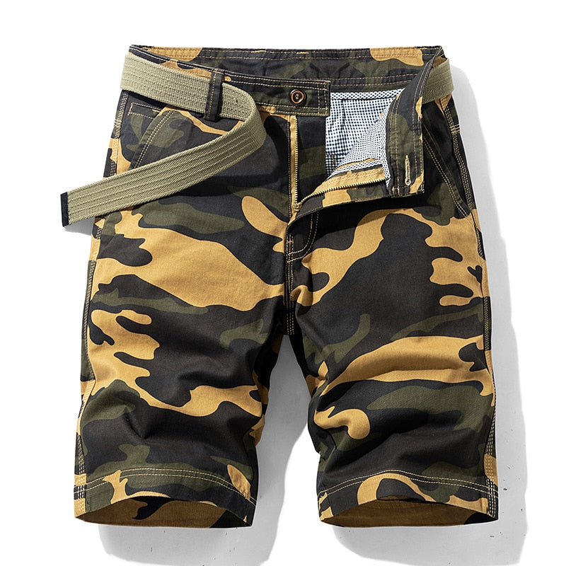 Levoire | Shorts Camo Jaune