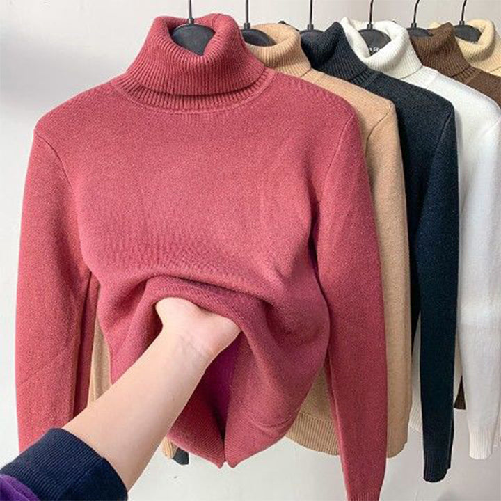 Levoire | Élégant Col Roulé Avec Une Touche Chic Rosa