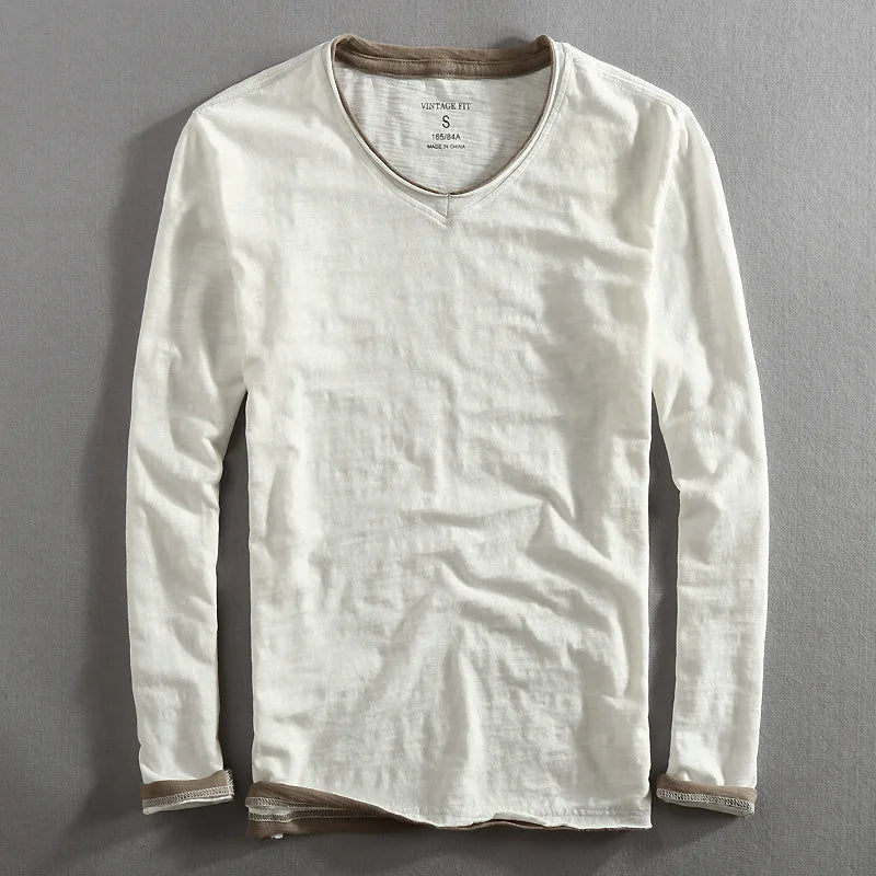 Levoire | Chemise pour hommes japonaise Blanc
