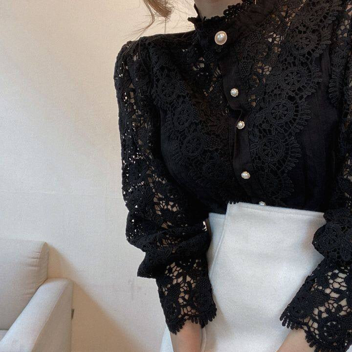 Levoire | Blouse Classique, Élégante & Super Mignonne ! Noir