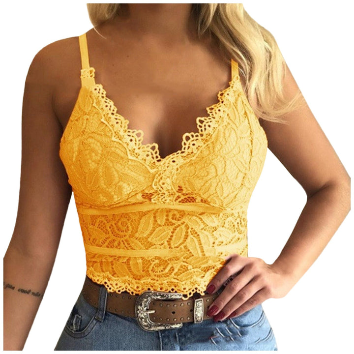 Levoire | Mara Mesh Top - Un Haut Estival Et Élégant Pour Femmes. Jaune