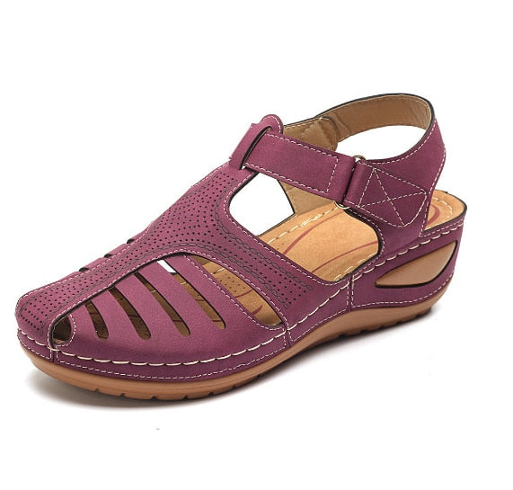 Levoire | Position de la semelle Plus sandales confort Violet
