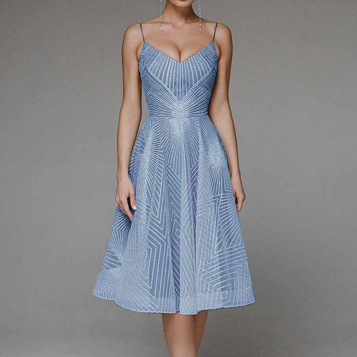 Levoire | Robe Midi Bleu