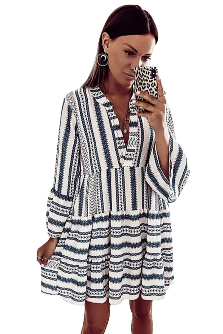 Levoire | Robe Flare Géométrique