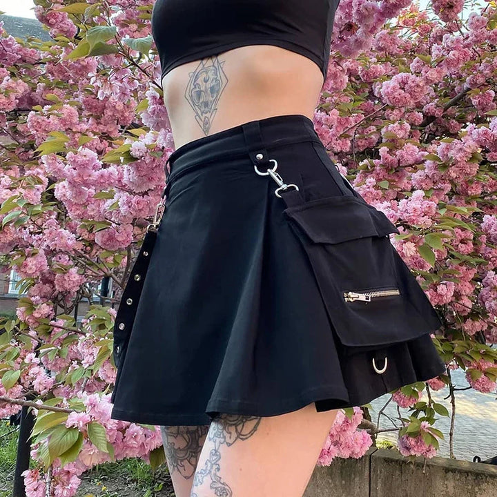 Levoire | Y2K Ceinture Taille Cargo Minirobe