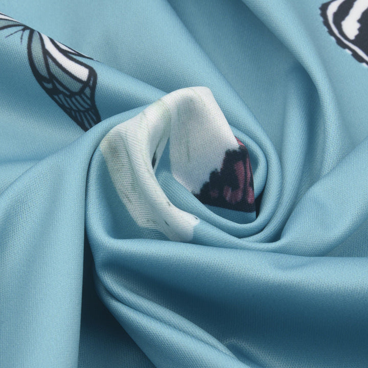 Levoire | Robe De Fête À Manches Courtes Creuses Fermeture À Lacets Robe Longueur Genou