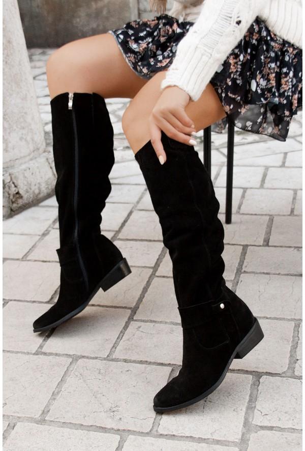 Avriane | Bottes en daim chaudes - Chaussures d'hiver confortables