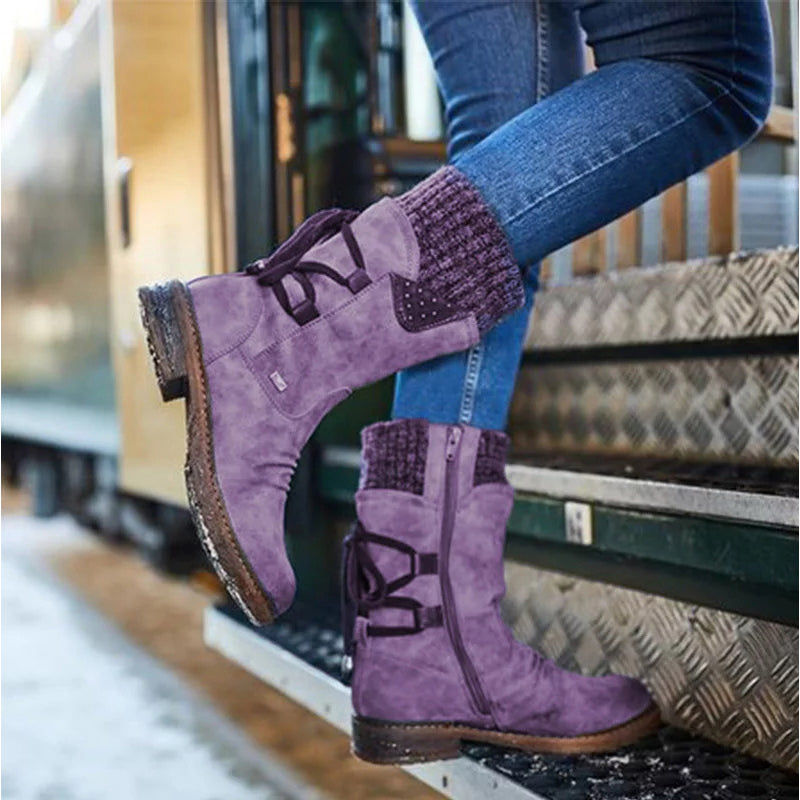 Levoire | Bottes Élégantes Et Confortables Violet