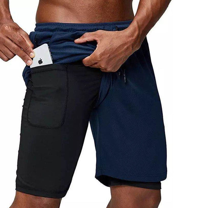 Levoire | Fit Shorts De Course Incl Trousse À Téléphone & Ouverture Pour Pièce Marine