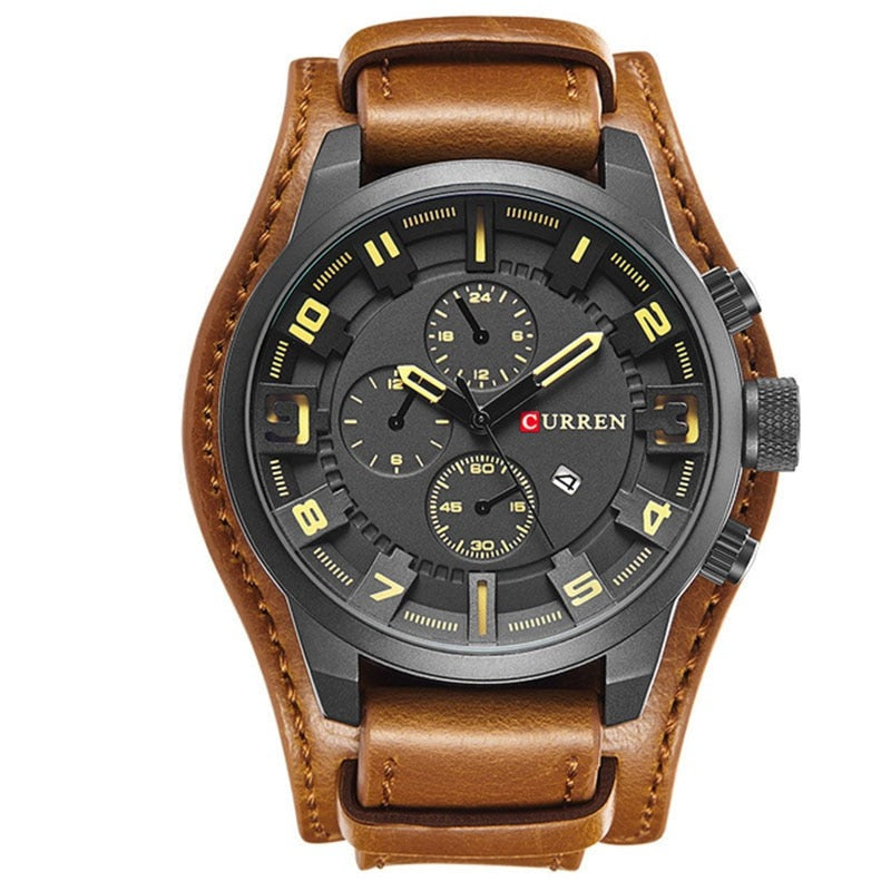 Levoire | Montre Bracelet De Luxe Navigator En Cuir Ou