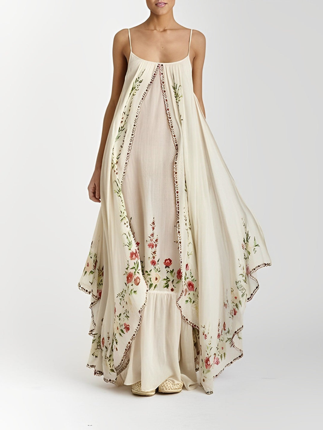 Levoire | Robe Boho Longue Beige