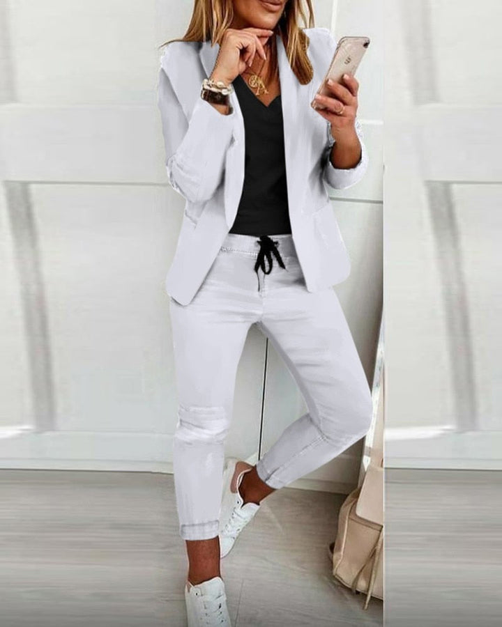 Levoire | Série De Blazers Élégante Blanc
