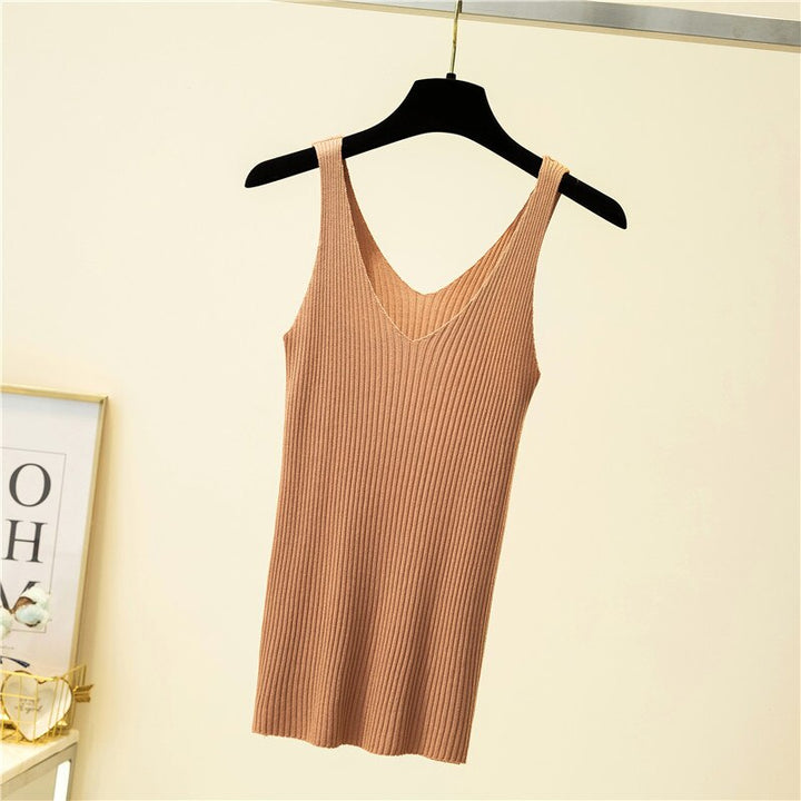 Levoire | Débardeur Sans Manches Pour Femmes Khaki Une taille