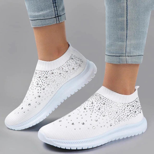Levoire | Chaussures Femmes Sans Renforts Et Semelle Amortissante Blanc