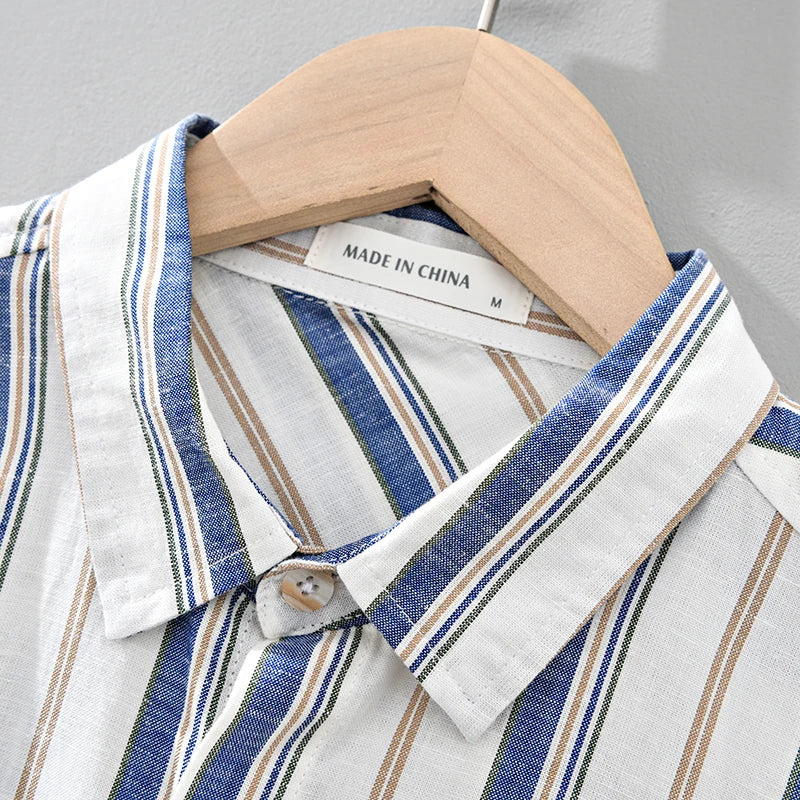 Levoire | Chemise Casual Rayee Intemporelle Hommes