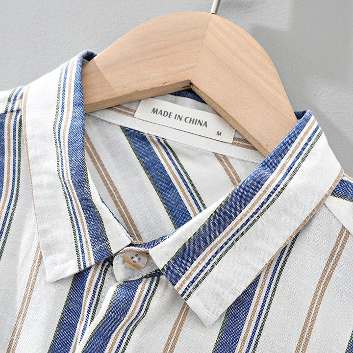 Levoire | Chemise Casual Rayee Intemporelle Hommes