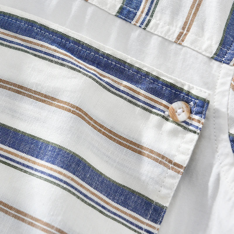 Levoire | Chemise Casual Rayee Intemporelle Hommes